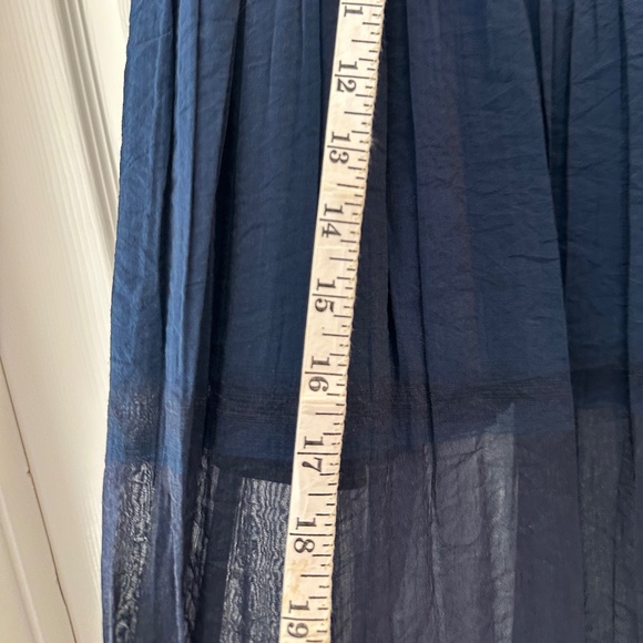 M.S.S.P. size L navy blue full maxi skirt NWT - Picture 6 of 9